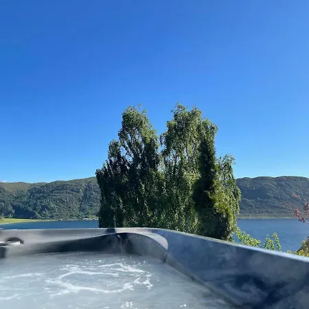 By The Fjord, With Boat And Jacuzzi Included